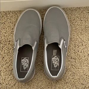 Grey VANS slip ons